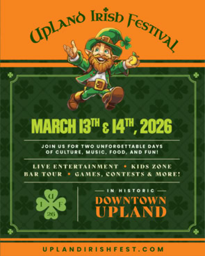 Upland Irish Festival Downtown Upland March 13 & 14, 2026