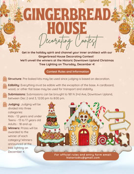 Gingerbread House Contest